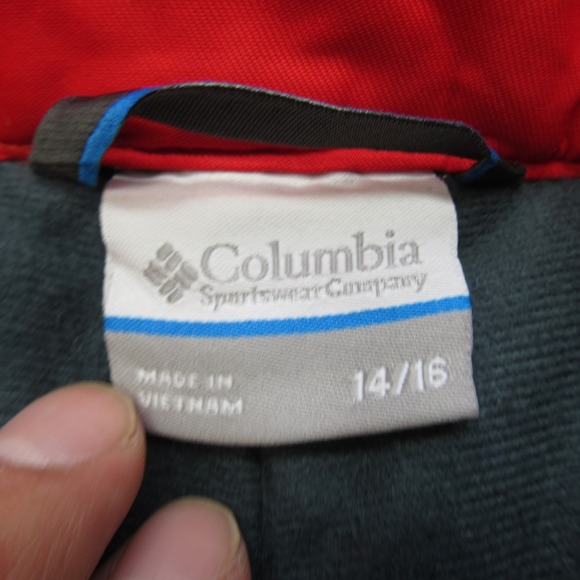Columbia‎ Snow Pants Youth 14/16 Red Bugaboo Omni Tech Insulated Waterproof Ski - Picture 4 of 16